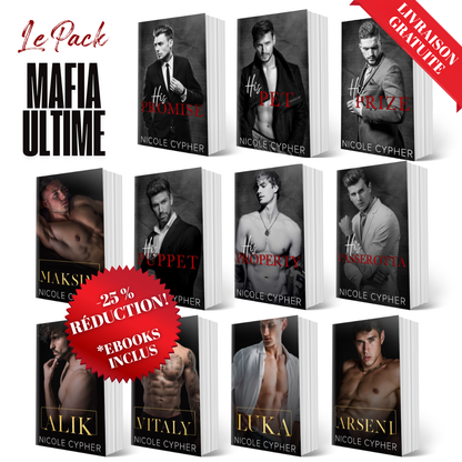 Le Pack Romance Mafieuse Ultime – 11 Livres